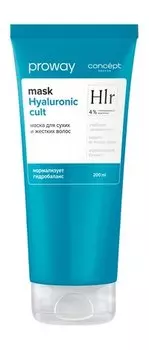 Маска для сухих и жестких волос с гиалуроновой кислотой Concept Moscow Hlr 4% Hyaluronic Cult Mask