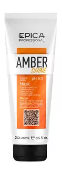 Маска для восстановления и питания волос Epica Professional Amber Shine Organic Mask
