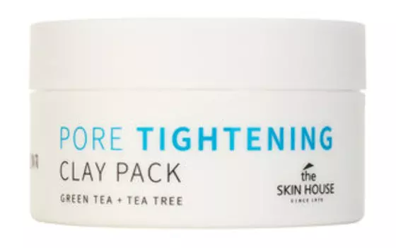 Маска с белой глиной для сужения пор кожи лица The Skin House Pore Tightening Clay Pack