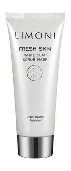 Маска-скраб для лица с белой глиной Limoni White Clay Scrub Mask