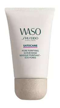Маска-скраб на основе минеральной глины Shiseido Waso Satocane Pore Purifying Scrub Mask