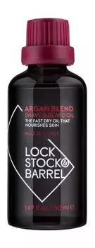 Масло для бритья и ухода за бородой Lock Stock & Barrel Argan Blend Shave and Beard Oil