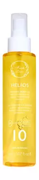 Масло для быстрого равномерного золотистого загара тела Fresh Line Helios Tanning Body Oil SPF 10