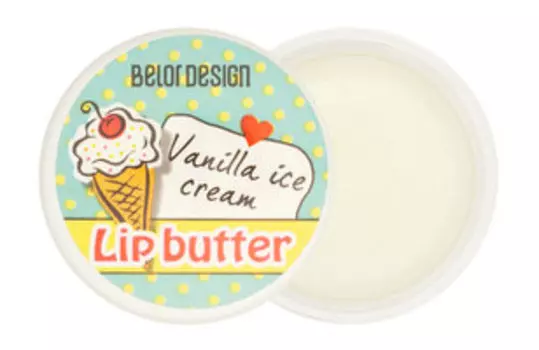 Масло для губ со вкусом ванильного мороженого Belor Design Vanilla Ice Cream Lip Butter