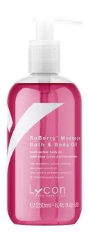 Масло для ванны и массажа с клубникой и миндалем Lycon SoBerry Massage & Bath Oil