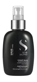 Масло-спрей для придания блеска волосам Alfaparf Milano Semi Di Lino Sublime Cristalli Spray