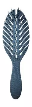 Массажная расческа для волос с пластиковыми зубцами Lei Расческа массажная Продувная Подвижная Синяя