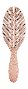 Массажная расческа для волос с пластиковыми зубцами Lei Расческа массажная Продувная Подвижная Персиковая