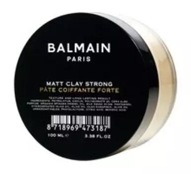 Матирующая глина для волос сильной фиксации Balmain Matt Clay Strong