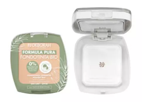 Матирующая тональная пудра-основа для лица Deborah Milano Formula Pura Mat Compact Powder Foundation SPF 20