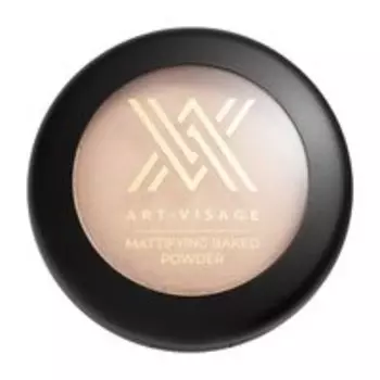 Матирующая запеченная пудра для лица Art-Visage Velvet Mineral Mattifying Baked Powder