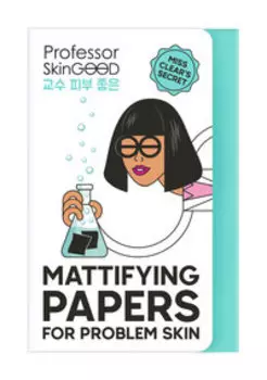 Матирующие салфетки для проблемной кожи Professor SkinGood Mattifying Papers for Problem Skin