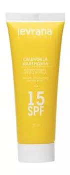 Матирующий крем для лица с календулой Levrana Calendula Natural Facial Cream Matting Effect SPF 15