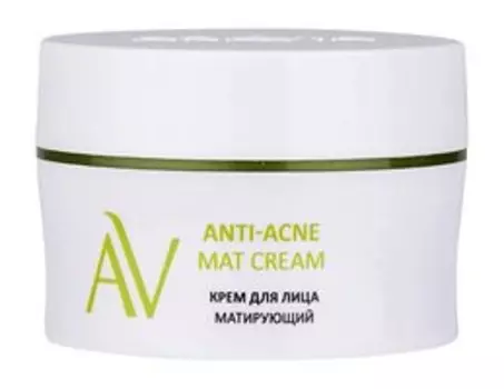 Матирующий крем для жирной и проблемной кожи лица Aravia Laboratories Face Care Anti-Acne Mat Cream