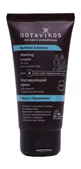 Матирующий крем для жирной и проблемной кожи лица Botavikos Nutrition & Balance Mattifying Cream For Daily Care