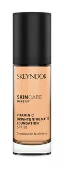 Матирующий тональный крем для лица с витамином C Skeyndor The Skincare Make Up Vitamin C Brightening Matte Foundation SPF 30