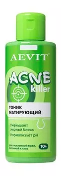 Матирующий тоник для проблемной кожи лица, склонной к акне Librederm Aevit Acne Killer Матирующий тоник