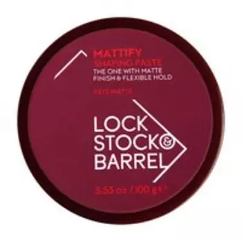 Матовая паста для укладки волос средней степени фиксации Lock Stock & Barrel Mattify Shaping Paste