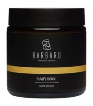 Матовый воск для укладки волос c пряным ароматом Barbaro Hair Wax