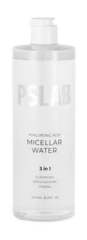 Мицеллярная вода для лица с гиалуроновой кислотой PS.Lab Hyaluronic Acid Micellar Water 3-in-1