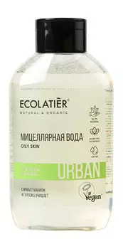 Мицеллярная вода для проблемной и склонной к жирности кожи лица Ecolatier Urban Oily Skin Чай матча & бамбук