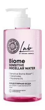 Мицеллярная вода для сухой и чувствительной кожи с церамидами Natura Siberica Lab Biome Sensitive Miccelar Water