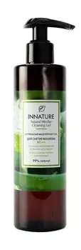 Мицеллярный гель для снятия макияжа с алоэ верой и цветочной водой розы Innature Natural Micellar Cleansing Gel