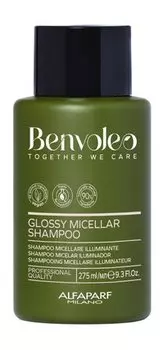 Мицеллярный шампунь для блеска волос с экстрактом цитрусовых Alfaparf Milano Benvolio Glossy Micellar Shampoo