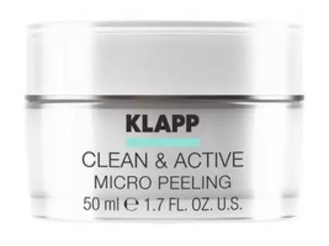 Микропилинг для лица с гиаулуроновой кислотой Klapp Clean & Active Micro Peeling