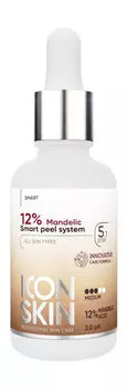 Миндальный 12% пилинг для лица Icon Skin Smart 12% Mandelic smart peel system