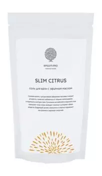Микс соли для ванной с цитрусовыми маслами Epsom.pro Slim Citrus