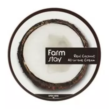 Многофункциональный крем для лица и тела с маслом кокоса FarmStay Real Coconut All-in-One Cream