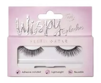 Многоразовые накладные ресницы из натурального волоса Selfie Star Wispy Eyelashes Angelic
