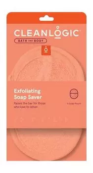 Мочалка для тела с карманом для мыла Cleanlogic Bath & Body Exfoliating Soap Saver