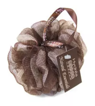 Мочалка-шар для тела Hydrea London Chocolate & Cream Body Buffer