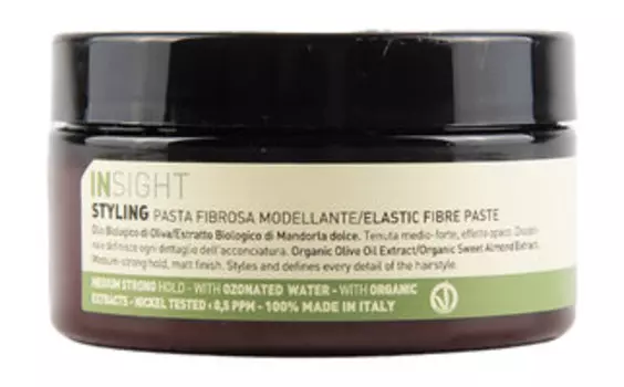 Моделирующая паста для волос средней фиксации Insight Styling Elastic Fibre Paste