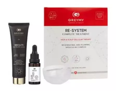 Молекулярный уходовый комплекс для регенерации и уплотнения волос Greymy Re-system Complete Treatment