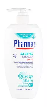 Молочко для сухой и чувствительной кожи тела Herbal Pharmaline Atopic Body Milk