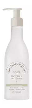 Молочко для тела с аромамаслами, экстрактом женьшеня и маслом ши Bisou Aromacologie Nutrition Shea and Ginseng Body Milk