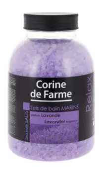 Морская соль для ванны с ароматом лаванды Corine de Farme Sea Bath Salts Parfum Lavande