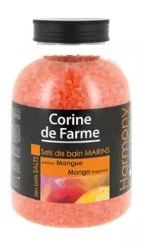 Морская соль для ванны с ароматом манго Corine de Farme Sea Bath Salts Parfum Mango
