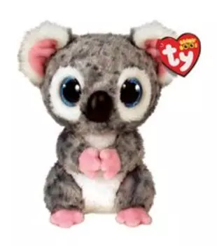 Мягкая игрушка TY Карли Серая пятнистая коала