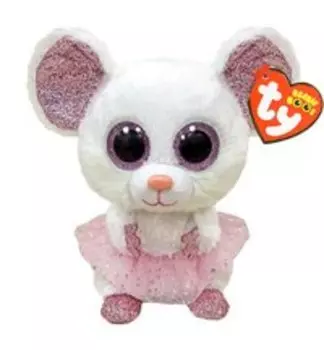 Мягкая игрушка TY Туту Белая мышка