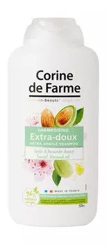 Мягкий шампунь для волос с маслом миндаля Corine de Farme Extra Gentle Shampoo with Sweet Almond Oil