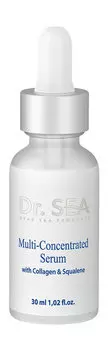 Мульти-концентрированная сыворотка для лица с коллагеном и скваленом Dr.Sea Multi-Concentrated Serum with Collagen and Squalene