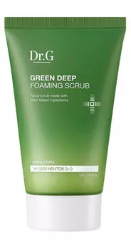 Мультифункциональный очищающий сахарный скраб для лица Dr.G Green Deep Foaming Scrub