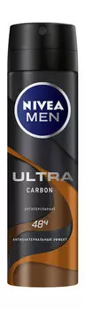 Мужской дезодорант-спрей Nivea Men Ultra Carbon Антиперспирант 48 ч