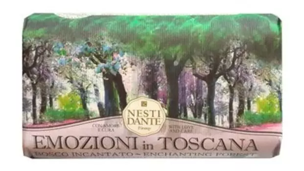 Мыло для тела c растительными экстрактами и маслами Nesti Dante Emozioni in Toscana Enchanting Forest Natural Soap