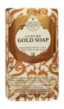 Мыло для тела с растительными экстрактами и маслами Nesti Dante Luxury Gold Soap