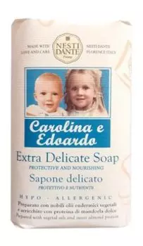 Мыло для тела с растительными экстрактами и маслами Nesti Dante Carolina&Edoardo Extra Delicate Soap